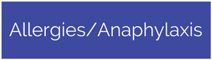 allergies anaphylaxis 